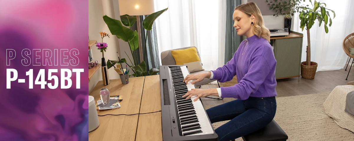 dan piano dien yamaha p 143bt nho gon dong p series