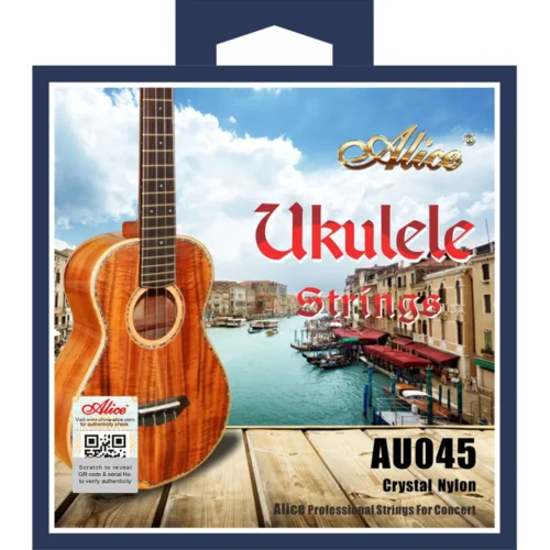 Bộ dây đàn Ukulele Alice AU045, Crystal Nylon