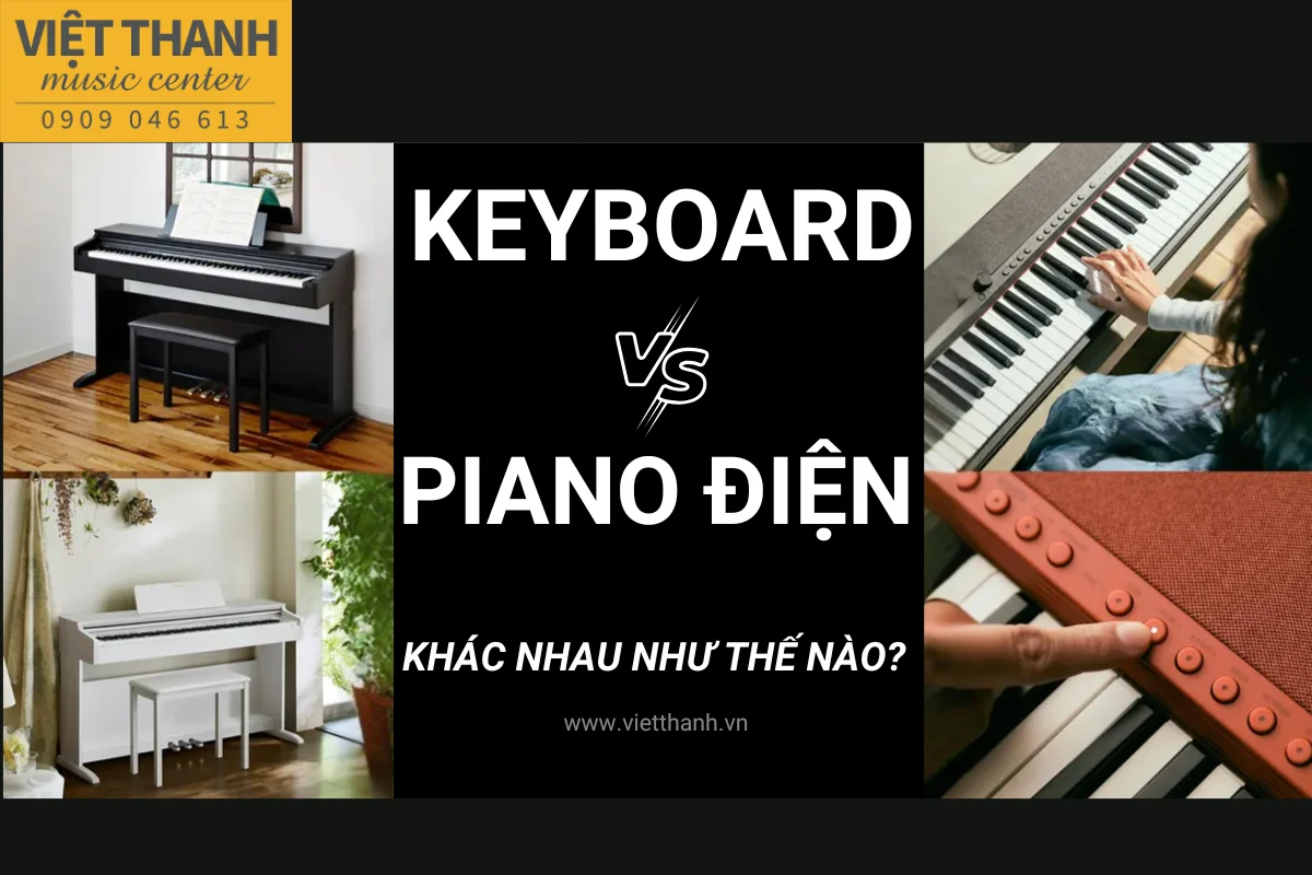 keyboard va piano dien