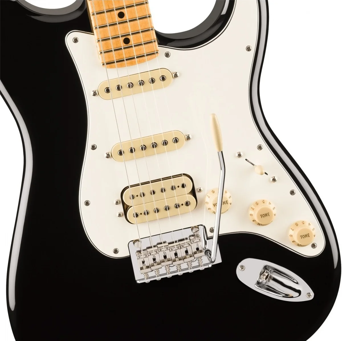 than dan guitar dien fender player ii stratocaster hss mn black