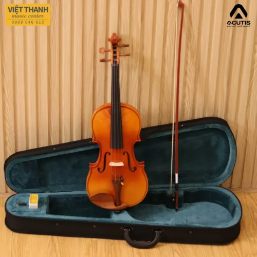 Đàn violin Acutis AHV2103 size 3/4, 4/4, tặng kèn vĩ, hộp đựng, nhựa thông