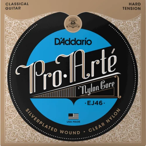 Bộ dây đàn guitar classic D’Addario EJ46 Pro-Arte’, Hard Tension