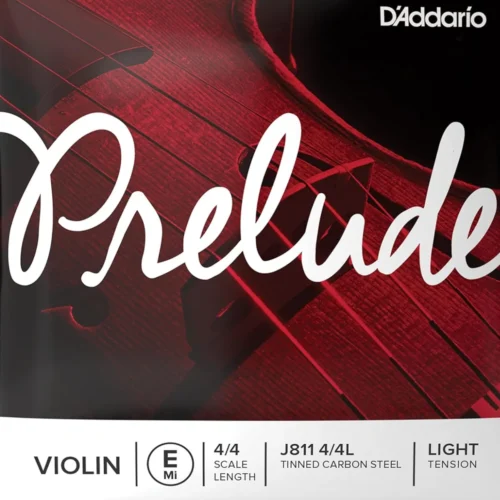 Dây đàn violin D’Addario Prelude J811 4/4L, Single E String, 4/4 Scale, Light Tension