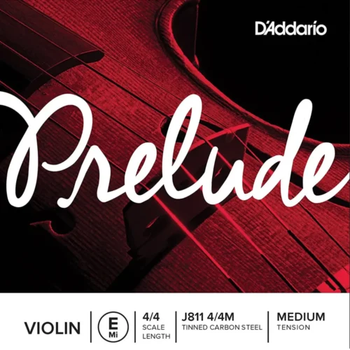 Dây đàn violin D’Addario Prelude J811 4/4M, Single E String, 4/4 Scale, Medium Tension