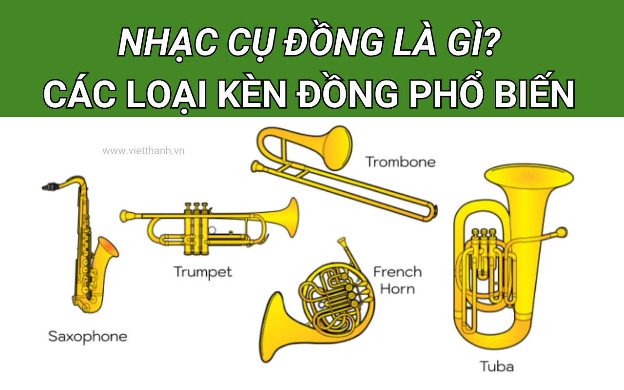 Nhạc cụ đồng là gì? Các loại kèn đồng phổ biến