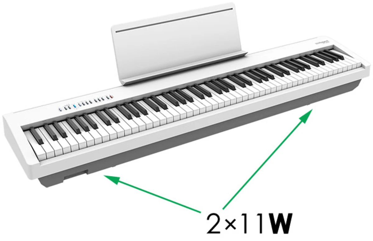 vi tri va cong suat loa cua piano dien roland fp 30x