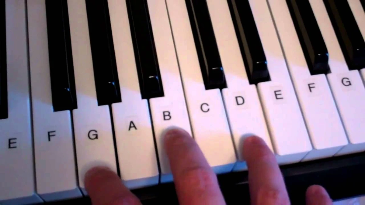 hop am co ban cua g tren piano