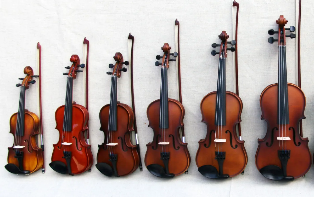 size violin