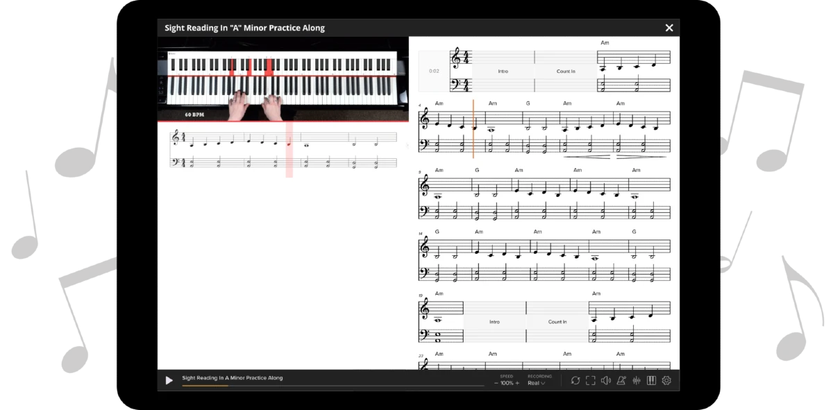 theo doi sheet nhac khi dang choi bai hat truc tiep tren ung dung pianote