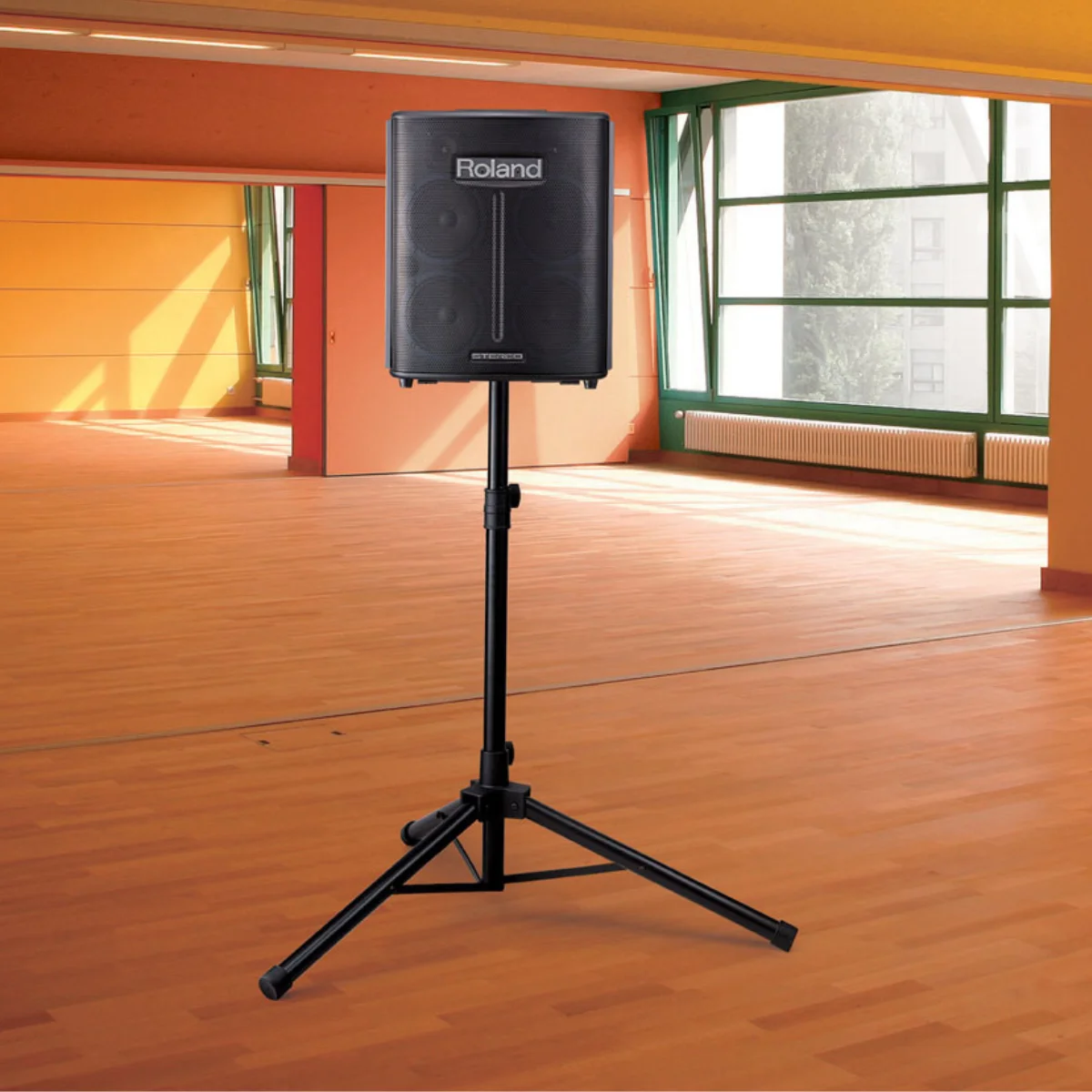 ampli di dong roland ba 330 dat trong phong