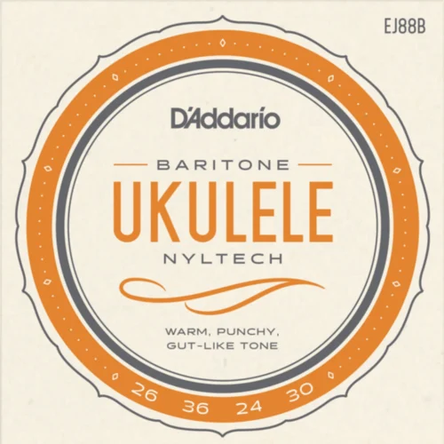 Bộ dây đàn ukulele D’Addario EJ88B cho ukulele baritone, chất liệu Nyltech