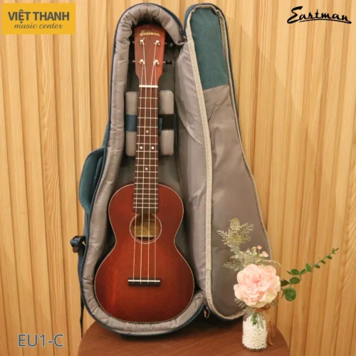 Đàn ukulele Eastman EU1-C dáng Concert, gỗ Mahogany cao cấp