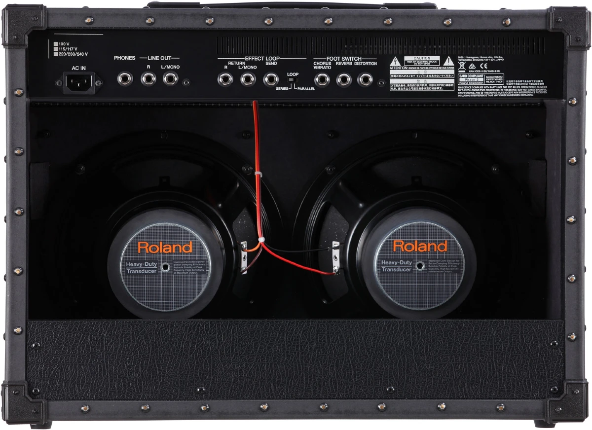 dau vao stereo ampli guitar dien roland jc-40