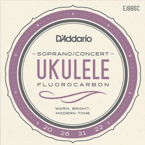 Bộ dây đàn ukulele D’Addario EJ99SC dành cho ukulele soprano và concert