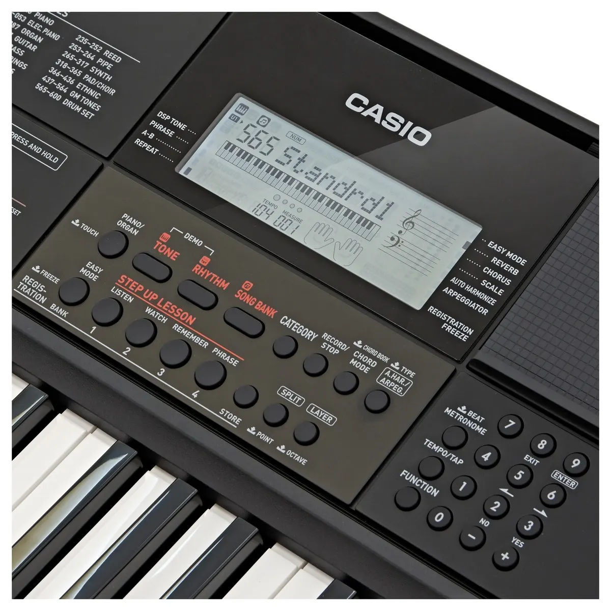 man hinh hien thi organ casio ct x700
