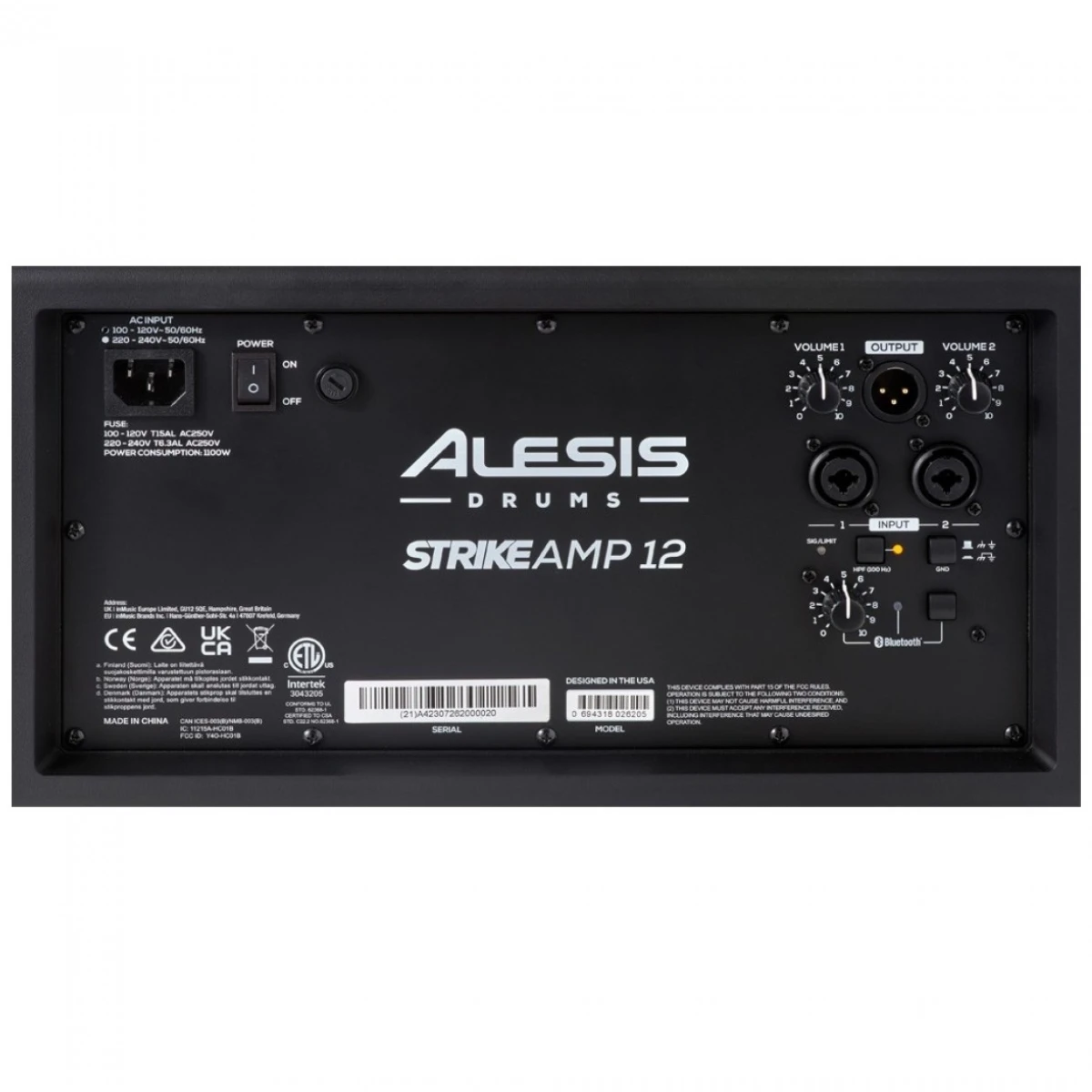 mat sau ampli trong dien alesis strike amp 12 mk2