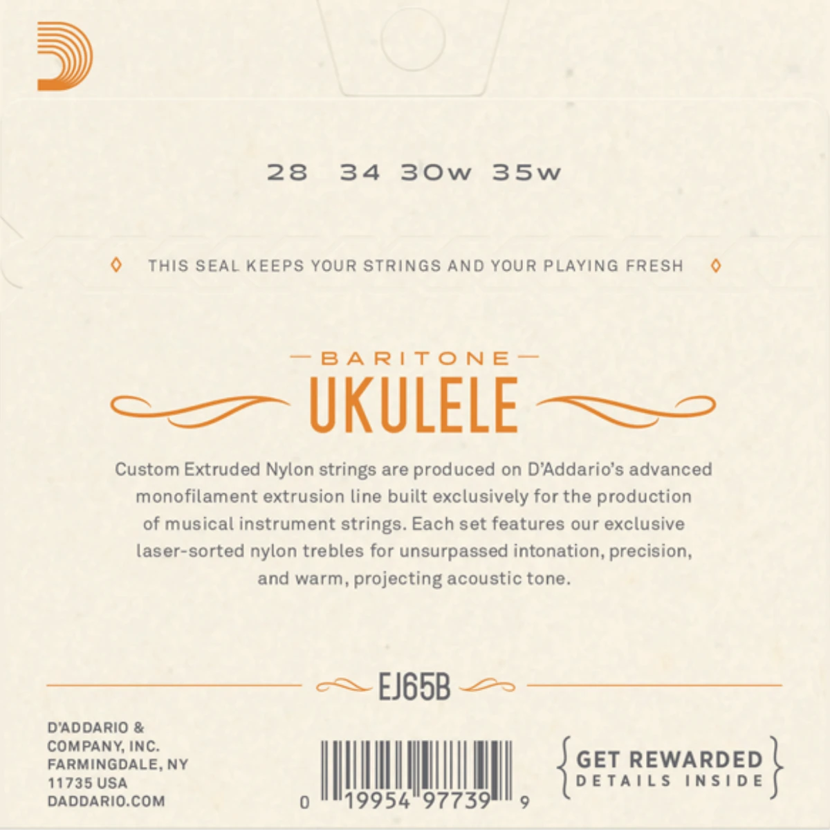 mat sau bo day dan ukulele d'addario ej65b