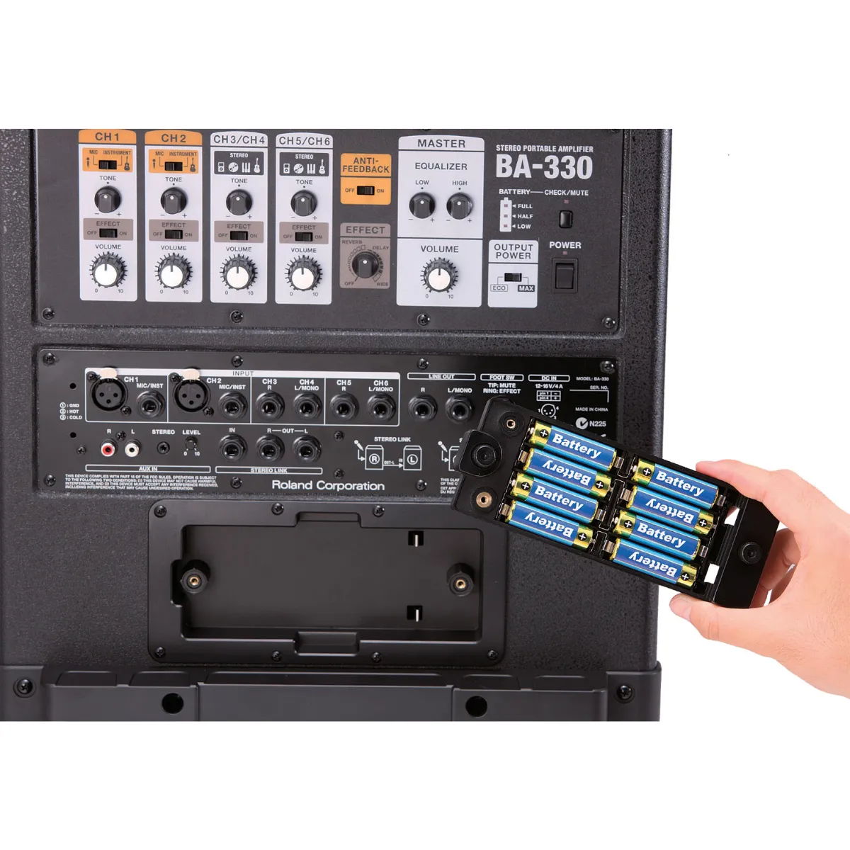pin ampli di dong roland ba 330