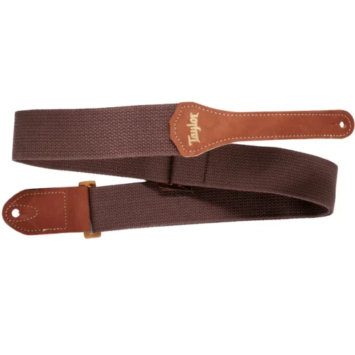 Dây đeo guitar Taylor 4012-20 màu chocolate, chất liệu cotton, rộng 2″