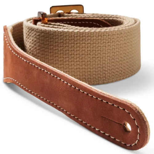 Dây đeo đàn guitar Taylor 4011-20 2″, chất liệu cotton, màu da bò