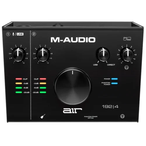 Audio Interface M-Audio AIR 192|4, 2-In/2-Out, hỗ trợ thu âm 24-bit/192kHz