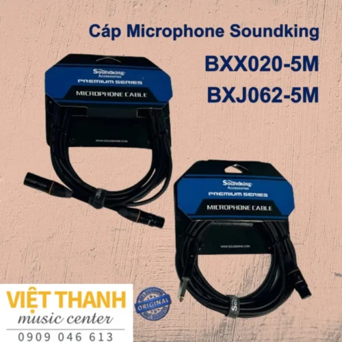Dây tín hiệu micro Soundking BXX020-5M, 2 đầu canon, dài 5 mét