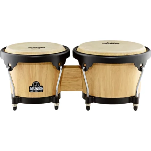 Trống Bongo Nino NINO3NT-BK, đường kính 6 1/2″ & 7 1/2″, gỗ cao su