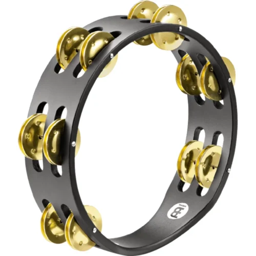 Bộ gõ Tambourine Meinl STA2B-BK 8″, màu đen, chuông đồng thau
