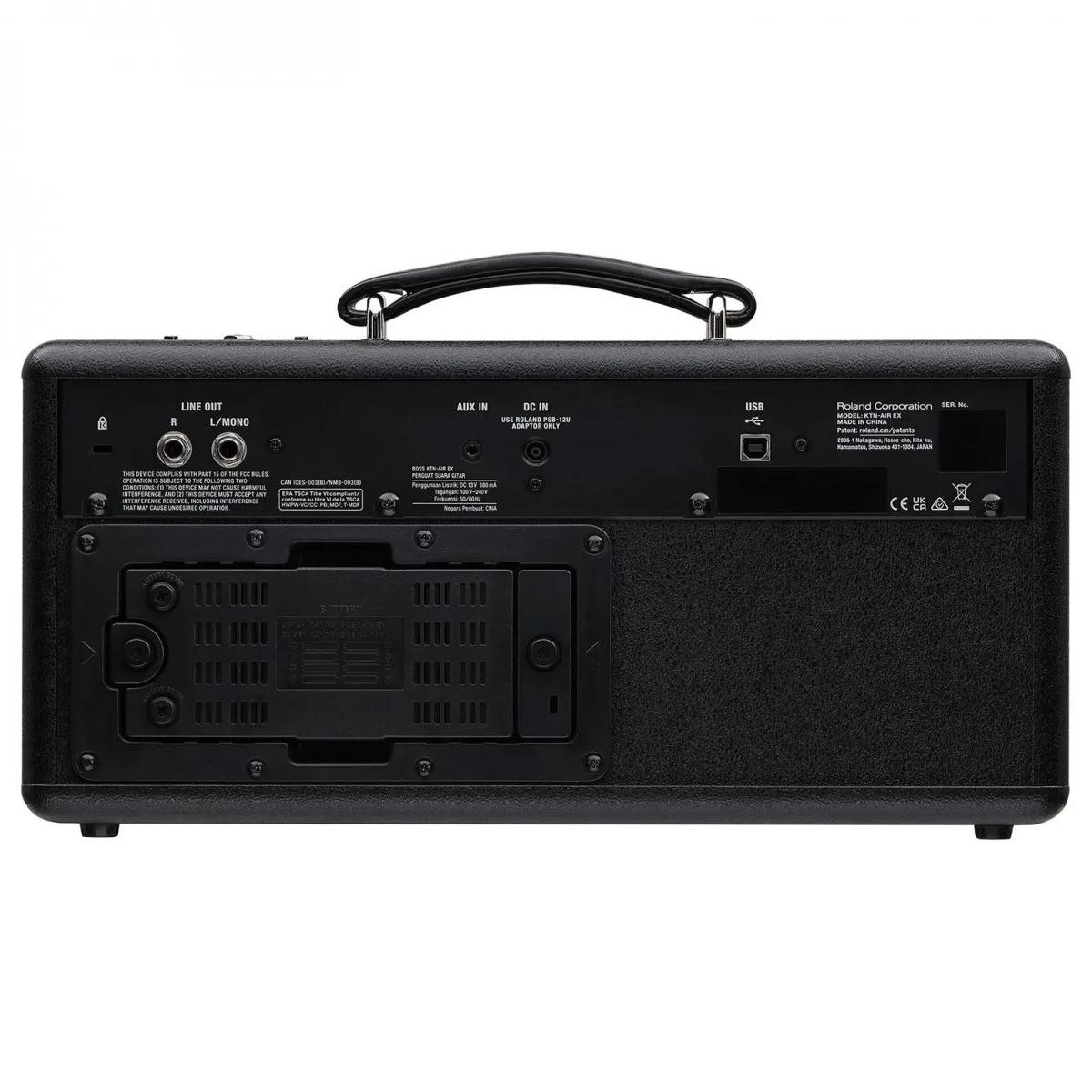 mat sau ampli guitar boss katana air ex