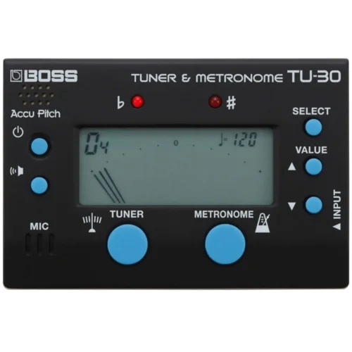 Máy lên dây guitar và Metronome Boss TU-30