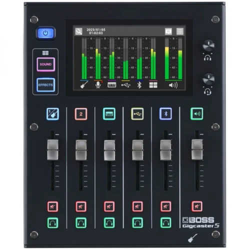 Bàn Mixer Boss Gigcaster 5, mixer chuyên dụng cho việc thu âm và livestream
