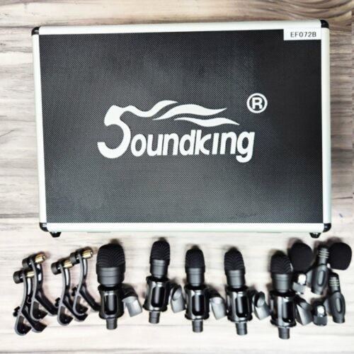 Bộ micro trống Soundking EF072B, gồm có 7 mic thu 7 mặt trống