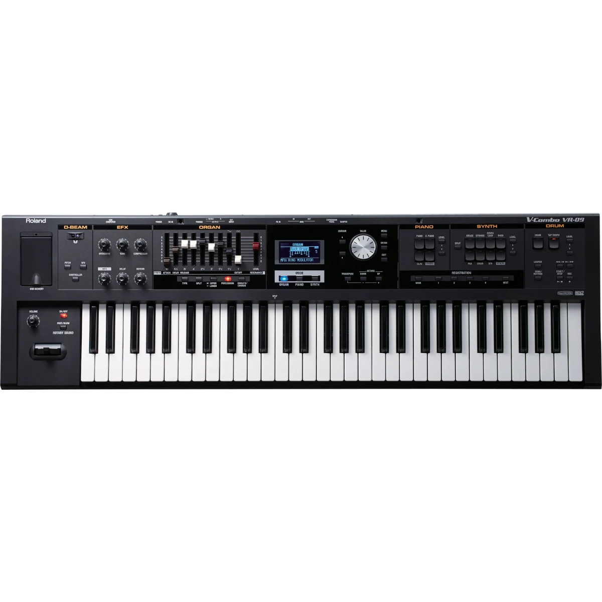 dan synthesizer keyboard roland v combo vr 09