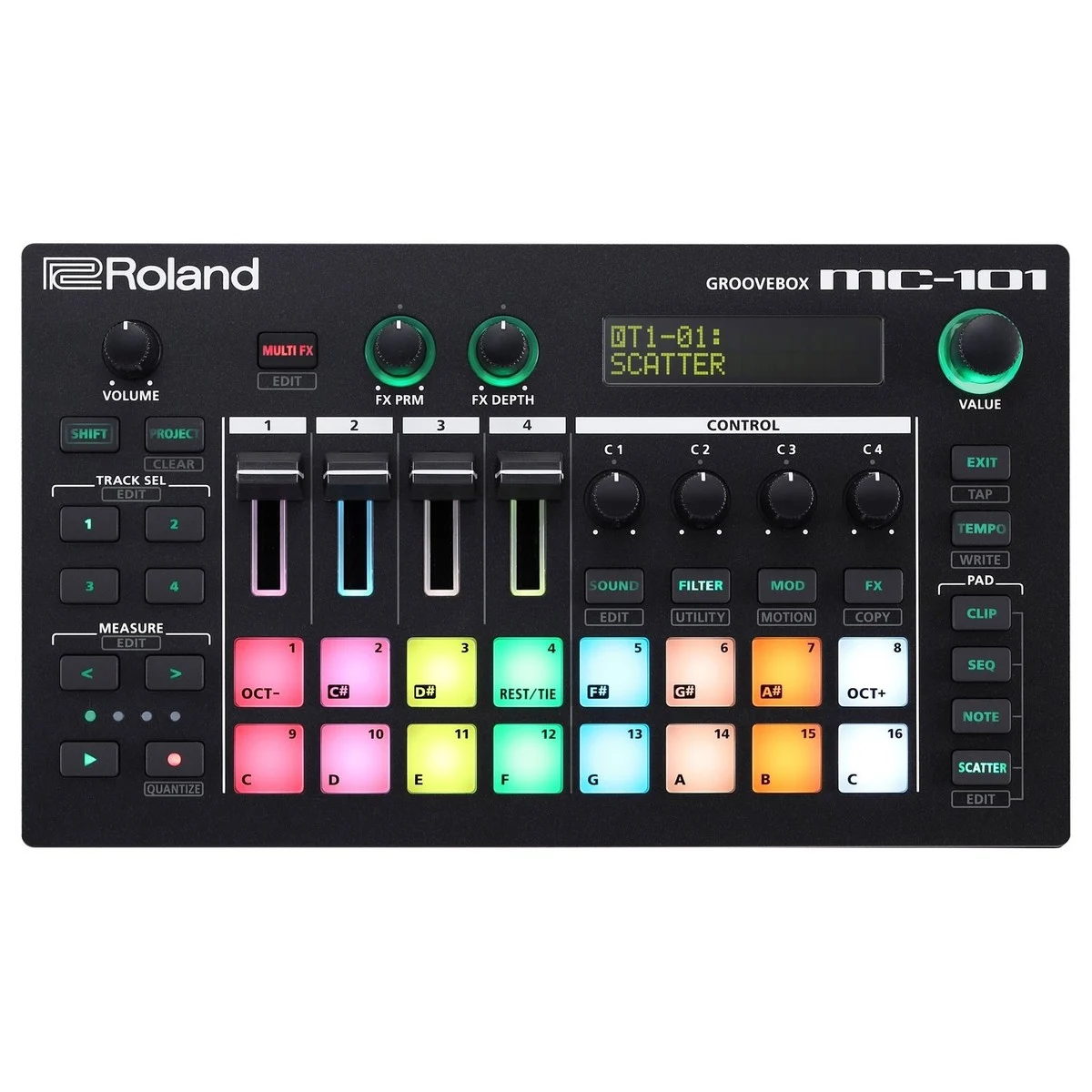 groovebox roland mc 101