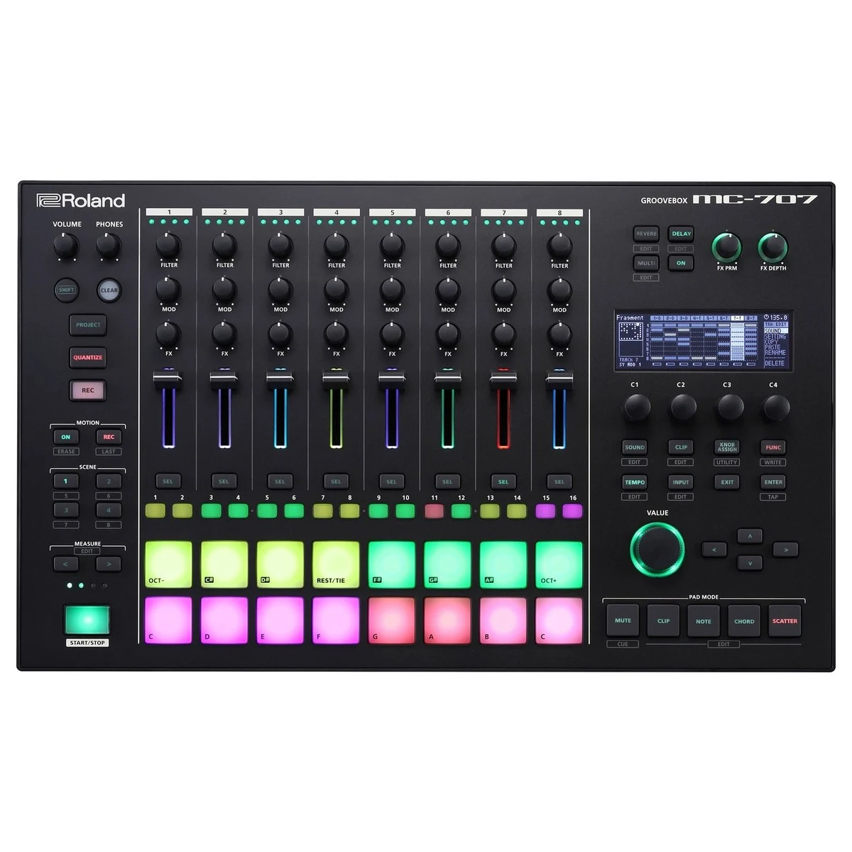 groovebox roland mc 707