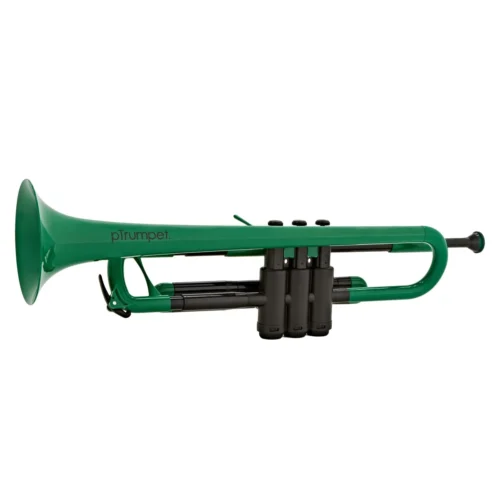Kèn trumpet pTrumpet1G, chất liệu nhưa, màu xanh lá cây