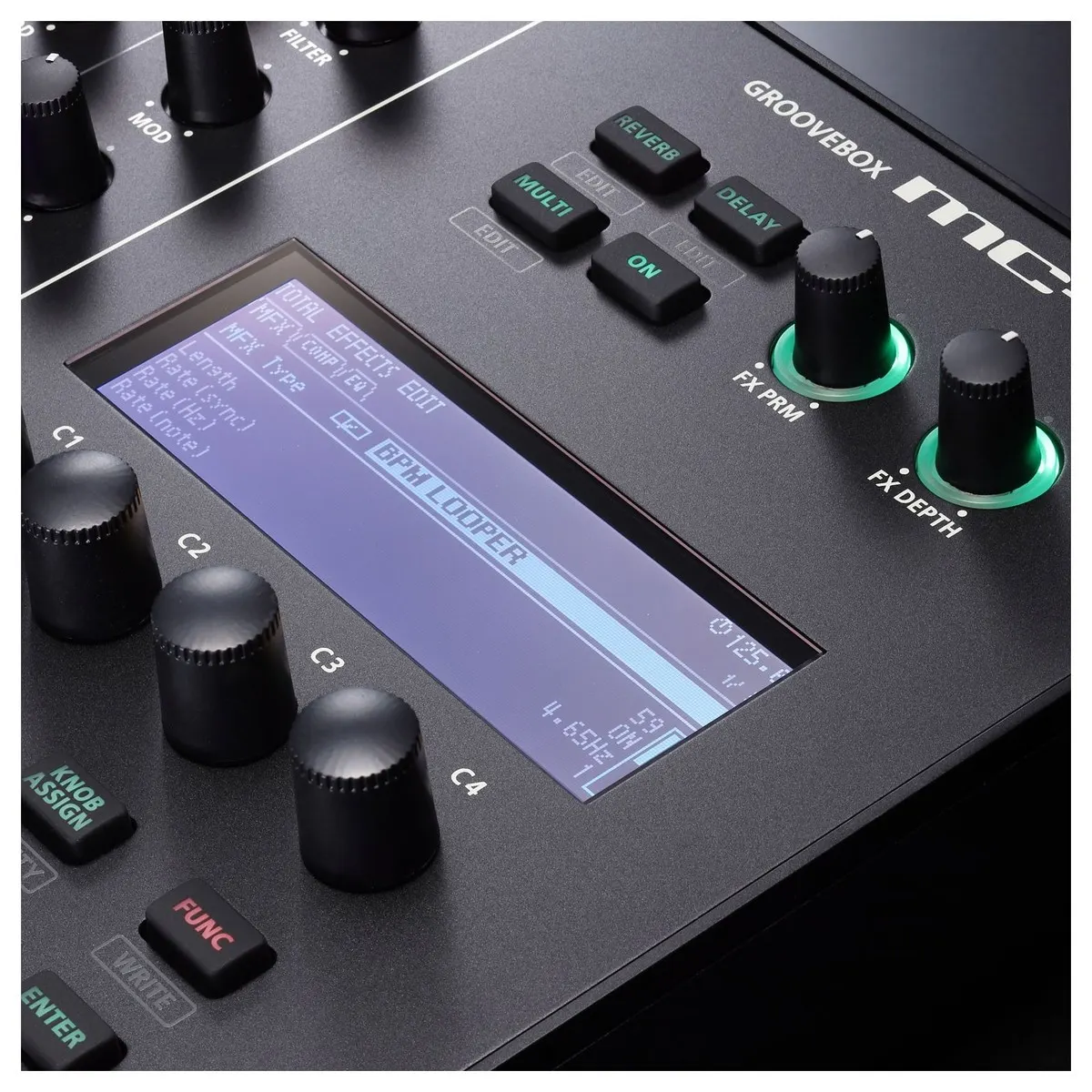 man hinh hien thi groovebox roland mc 707