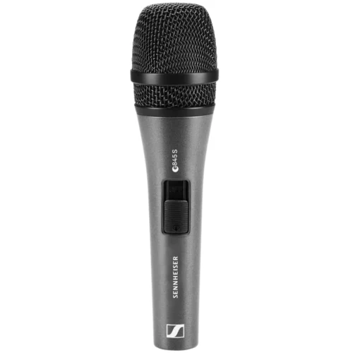 Micro có dây Sennheiser E-845-S, mic dynamic, SuperCardioid, công tắt on/off