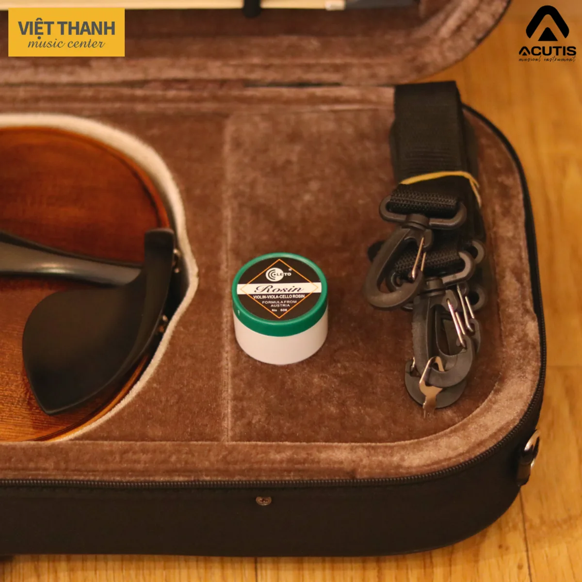 dan violin acutis avf110 tang kem nhieu phu kien