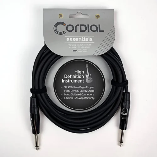 Dây cáp tín hiệu Cordial CII-3-PP cho nhạc cụ và guitar dài 3 mét, 2 đầu thẳng