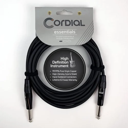 Dây cáp tín hiệu Cordial CII-6-PP, làm sẵn cho nhạc cụ và guitar dài 6 mét, 2 đầu thẳng
