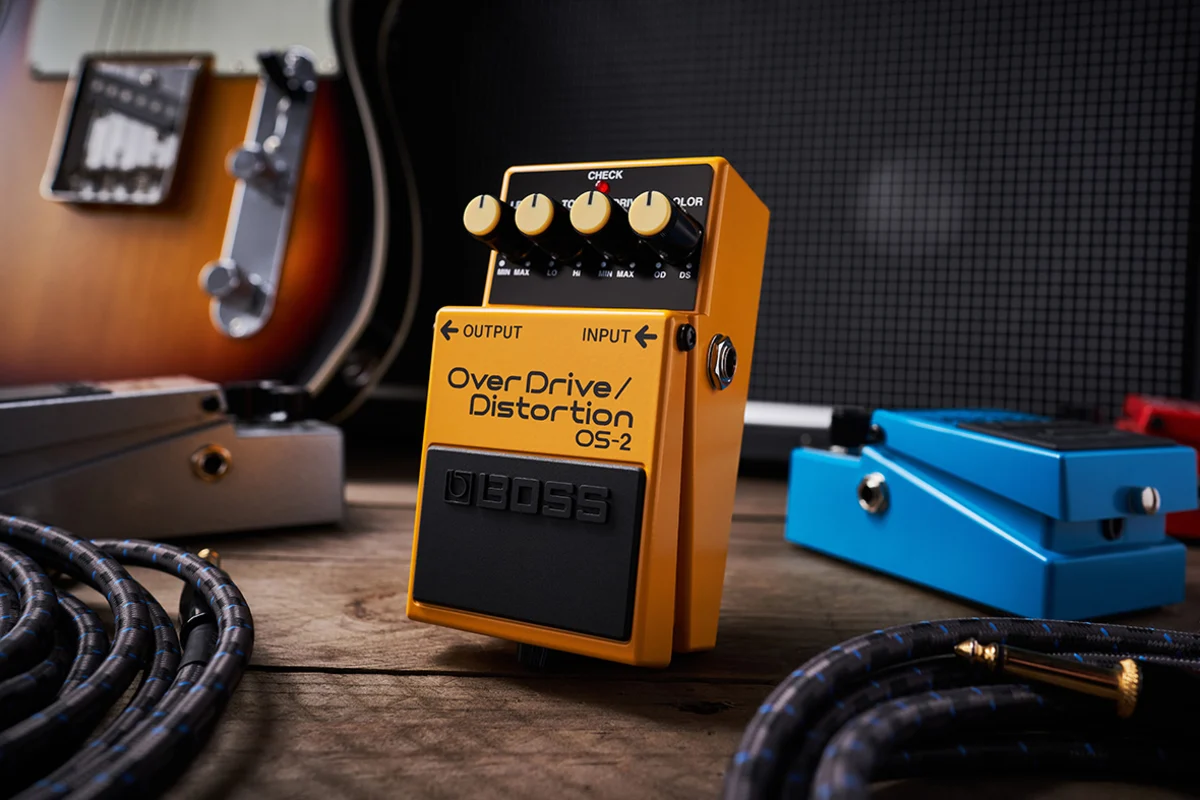 pho cuc boss os 2 overdrive distortion cho guitar dien