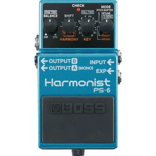 Phơ cục Boss PS-6 Harmonist, phơ cho guitar điện