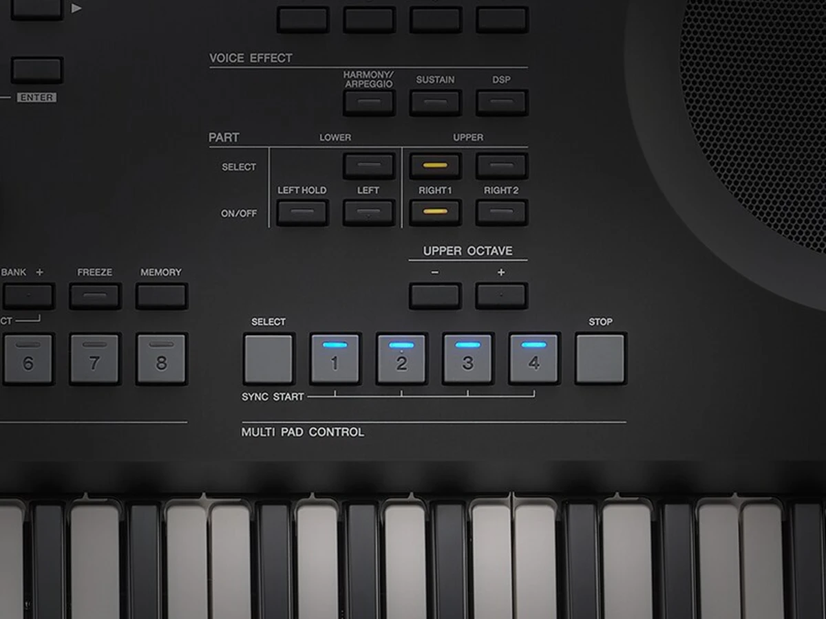 dan organ yamaha psr sx620 phat cau nhac va vong lap voi multi pads