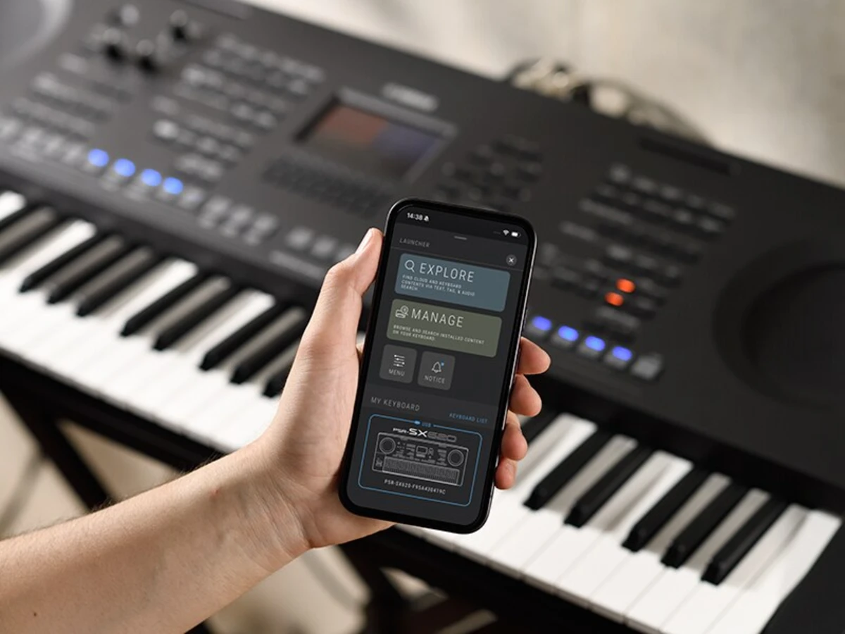 dan organ yamaha psr sx620 phat nhac khong day qua bluetooth audio