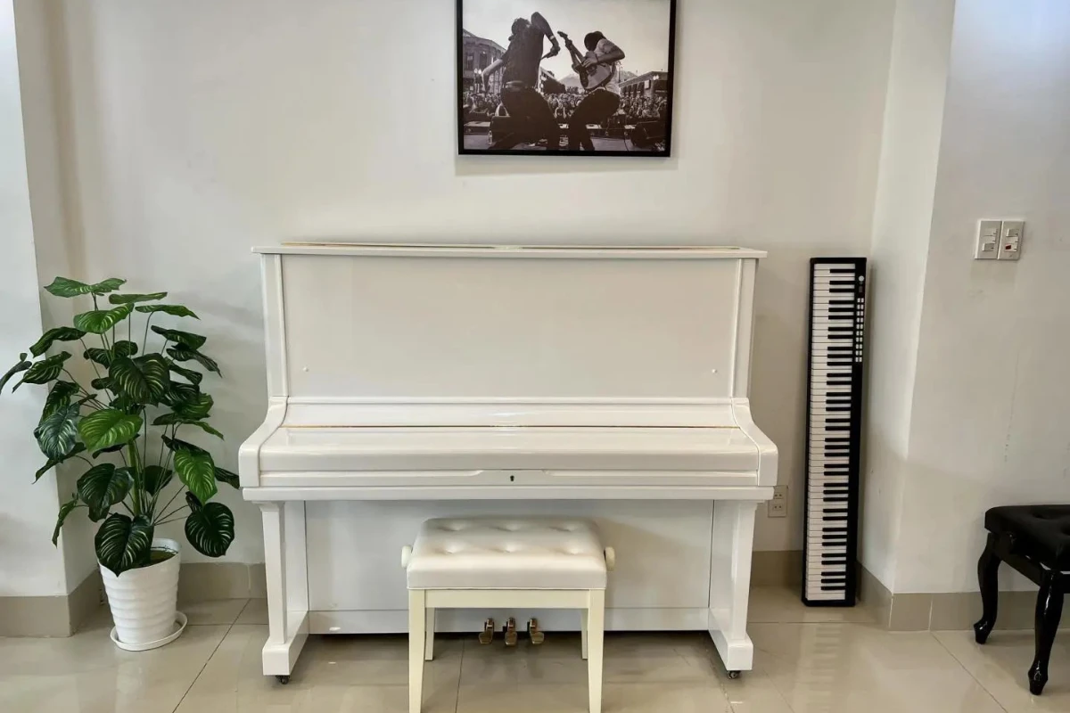 Tại sao nên chọn mua đàn piano màu trắng