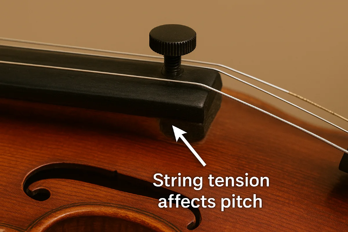 day violin duoc van bang oc fine tuner