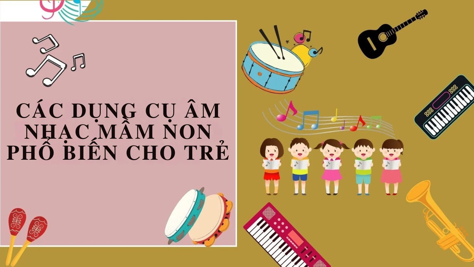 cac dung cu am nhac mam non