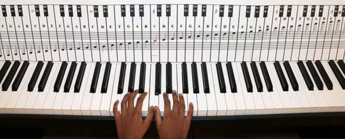 cach phan bo va ten goi cua phim den tren ban phim piano