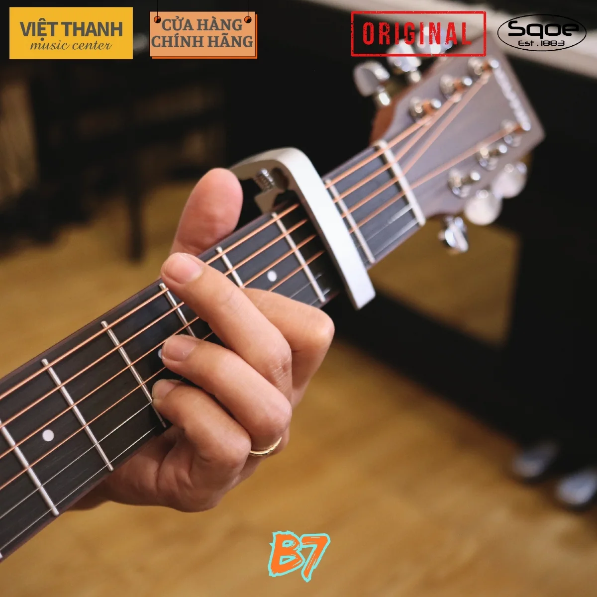 capo guitar sqoe b7 viet thanh